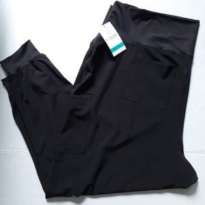 NWT Med Couture Maternity Jogger in Black Size 3XL